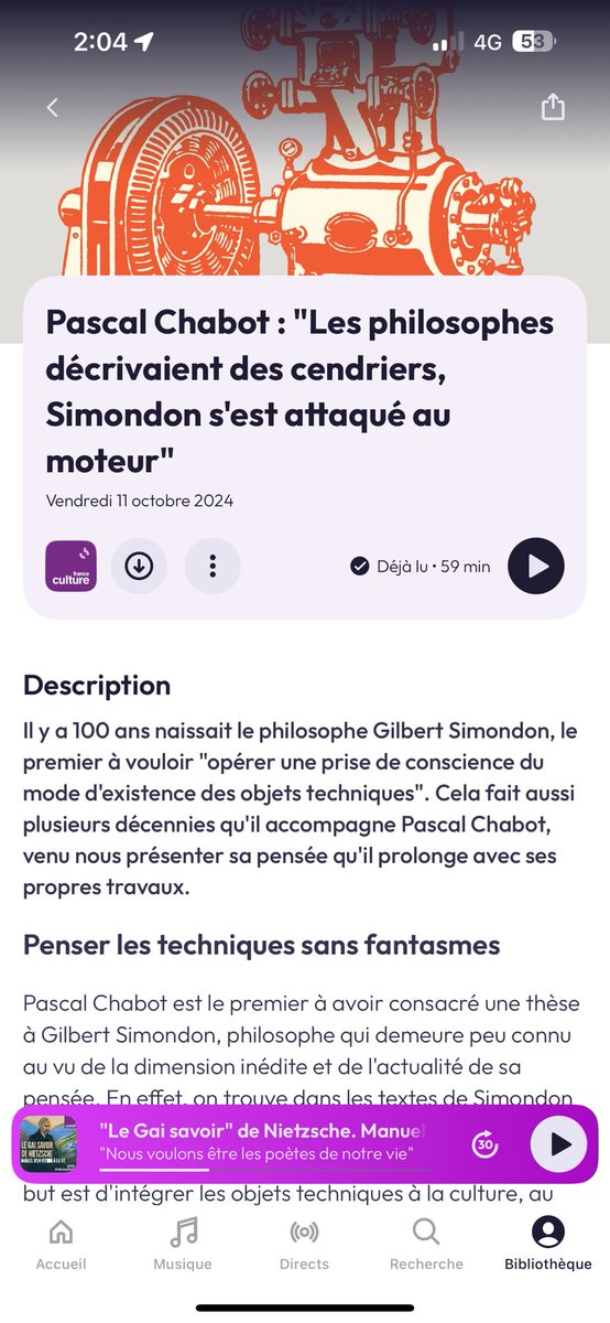 Dans  <a href="/Le_NouvelObs/">Le Nouvel Obs</a> cette semaine #Simondon, l’occasion de réécouter #LeSouffledelaPensée de <a href="/GeraldineMosna/">GéraldineMosnaSavoye</a>