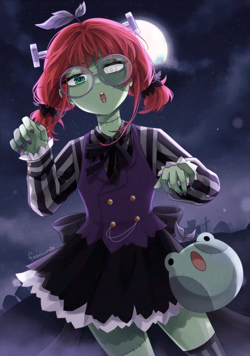 happy spooky season ! ! !  ! ! 🧟‍♀️