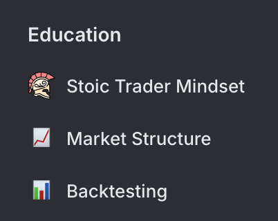 StoicTA's tweet photo. In November, I am releasing the remastered Market Structure Course for Stoic Traders 🙌

With each month passing by, the community will only get stronger and stronger 💪

By the end of this week, you still have a chance to lock in the lowest price 👇
https://t.co/IwcTgcvHPY https://t.co/g2rHLoYxss