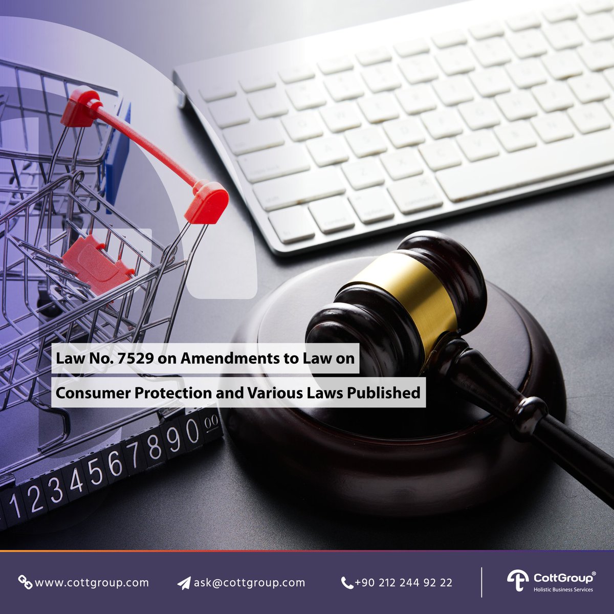 CottGroup's tweet photo. Law No. 7529 on Amendments to Law on Consumer Protection and Various Laws Published
Click for further details: https://t.co/QyN85QpkVd
#turkishcommercialcode #taxprocedurelaw #inflationadjustment #consultancy #CottGroup https://t.co/VFBfbPBxMH