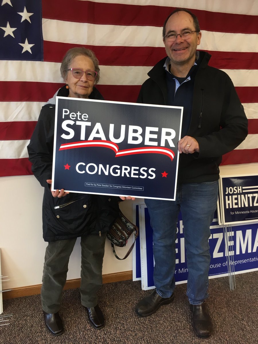presmelb's tweet image. Happy Birthday, Grandma!!!

😉 one time I brought my DFL Grandma to a @PeteStauber rally and it was electric. #MN08