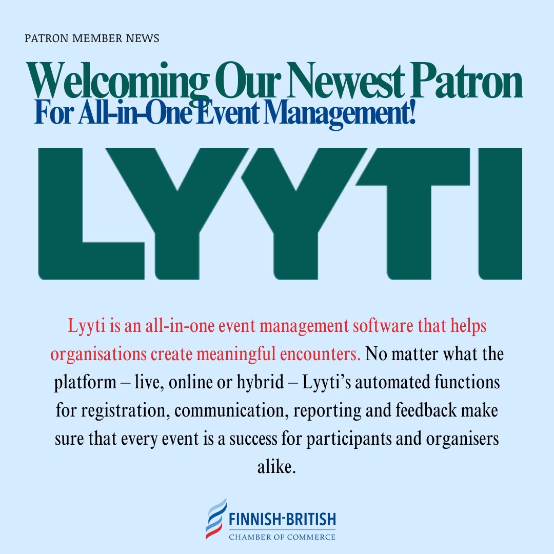 fbccuk's tweet photo. ⭐ We are thrilled to welcome LYYTI as our newest Patron member! https://t.co/Q9mOEU1qQG