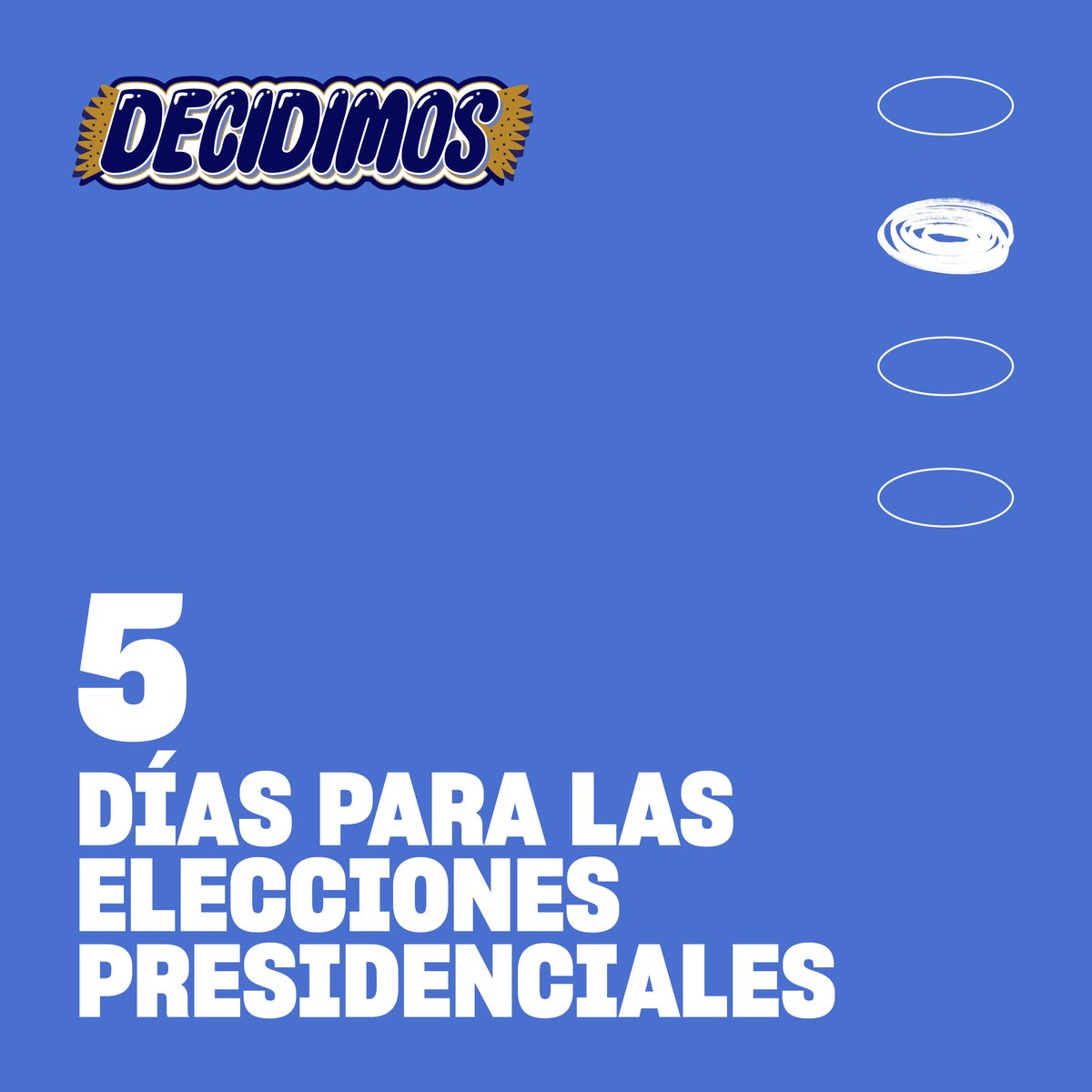 splcentro's tweet image. 📣¡Llegamos a las urnas en tan solo 5 días! ¿Tiene un plan para #votar?

Haga su plan de votación hoy ✅
Vaya con un amigo o familiar 🤝
Y ejerza su sagrado derecho a votar el #DíaDeLasElecciones 🗳️.

Acceda nuestros recursos #Decidimos: bit.ly/44qtDQR