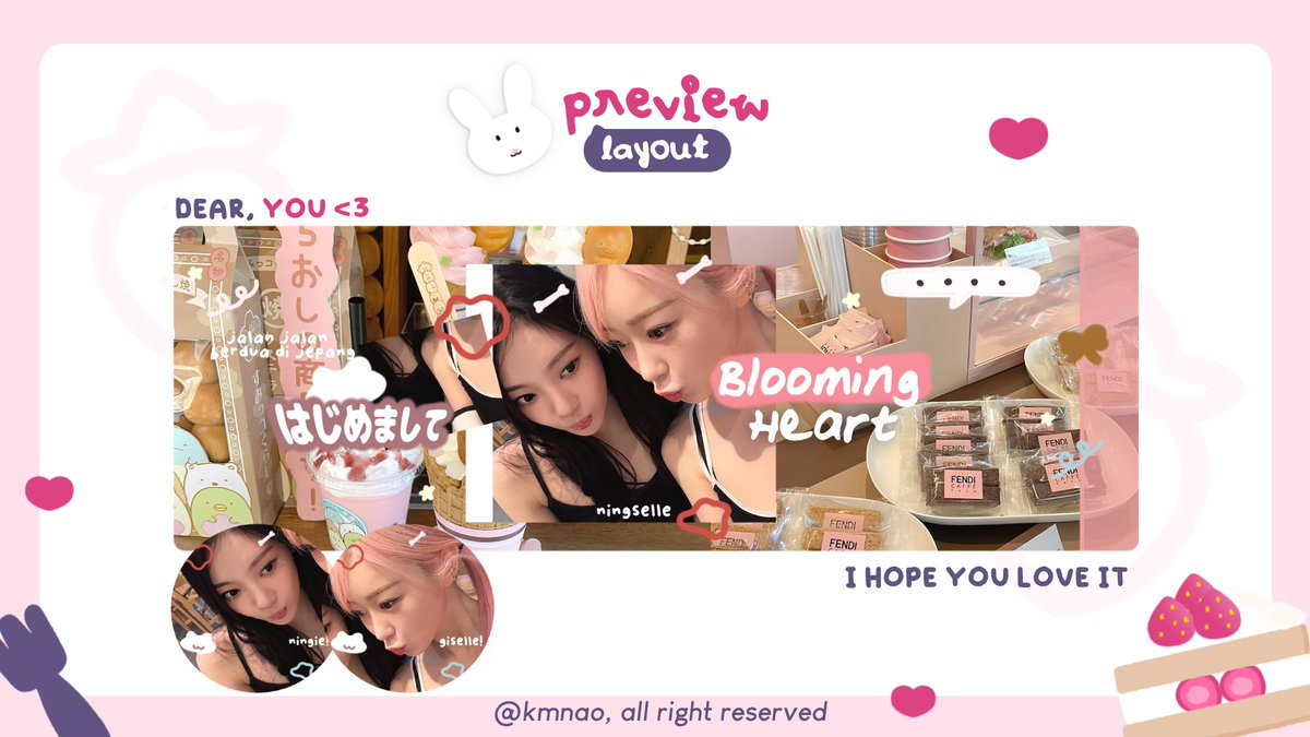 help repost, thank you!!

haloo, aku ada layout karina-giselle dan ningning-giselle! harganya 16k / each dan udah free retext. kalau berminat boleh langsung dm aku iaa :3

#zonauang