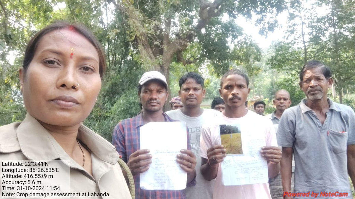 DfoKeonjhar's tweet photo. Proactive survey of elephant Crop damage applications by forest staff on daily basis ensures that people get their due compensation timely and increase social carrying capacity for conservation of pachyderm 
@CMO_Odisha @PCCFWL_Odisha @ForestDeptt @pccfodisha @susantananda3 https://t.co/kgm9XBgKPj