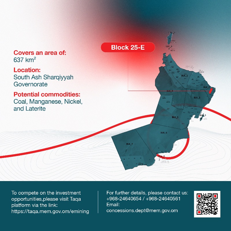 memgovom's tweet photo. Discover Promising Investment Opportunities in Mining Concession Areas From Exploration to Mining in the Sultanate of Oman
https://t.co/joI11RcsV7
#mining #Exploration #Investment #Oman #Taqa_Platform #Oman_Transformation