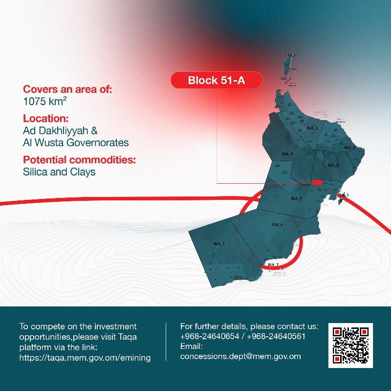 memgovom's tweet photo. Discover Promising Investment Opportunities in Mining Concession Areas From Exploration to Mining in the Sultanate of Oman
https://t.co/joI11RcsV7
#mining #Exploration #Investment #Oman #Taqa_Platform #Oman_Transformation