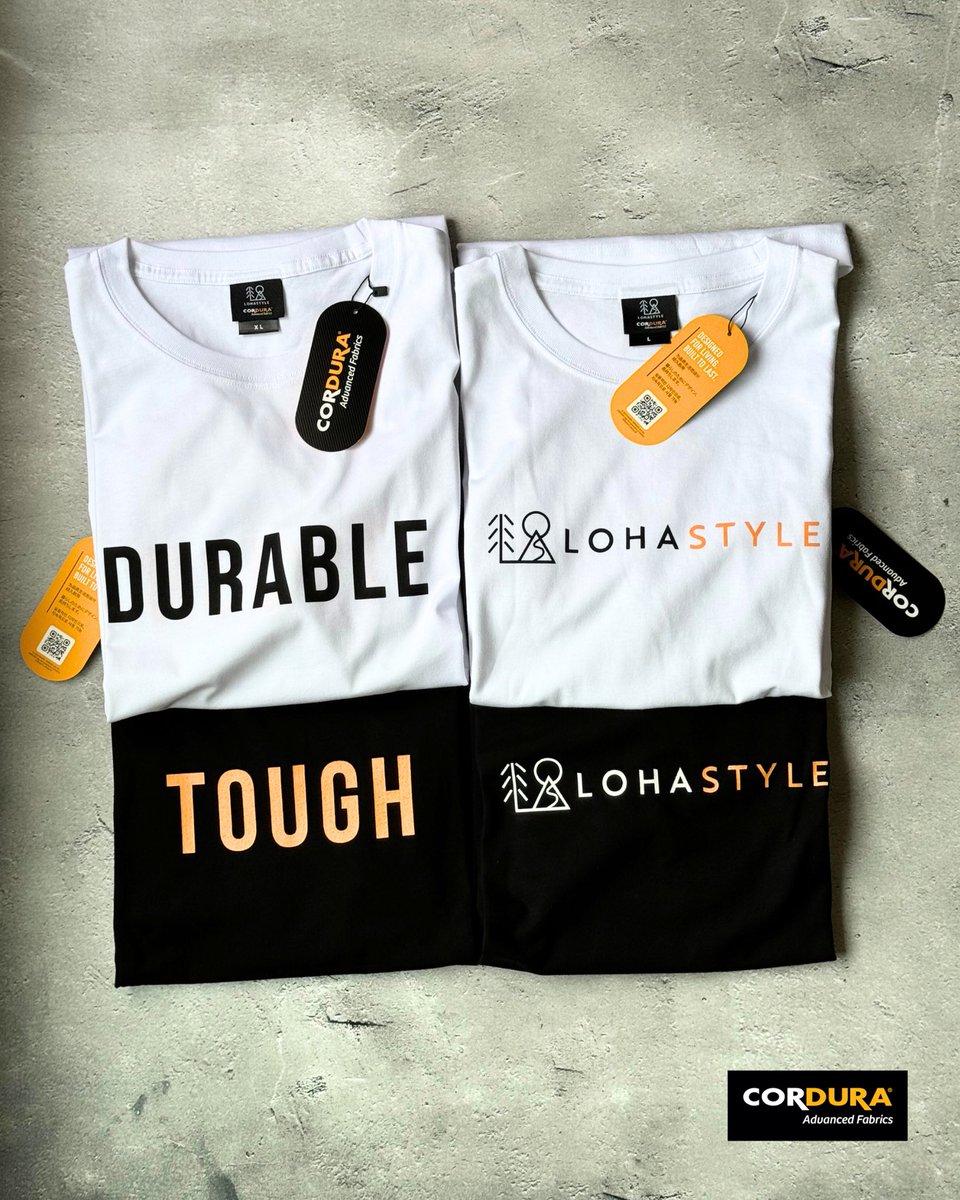 LOHASTYLEshonan's tweet photo. 【CORDURA BIG-ロンT ロゴ2モデル発売！】無地胸ポケットに続き、ロゴプリントモデル2型を11/7に発売します！

#LOHASTYLE
#湘南
#湘南コーデ
#サーフファッション
#メンズファッション40代
#メンズファッションコーデ
#オシャレ好きな人と繋がりたい
#Tシャツ
#ロンT
#コーデュラ
#cordura https://t.co/xSHfPjyTAl
