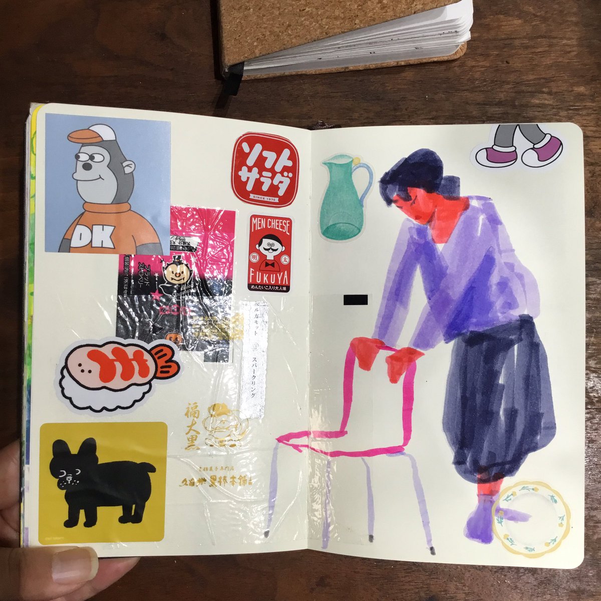 そういえば10月のクロッキー会の。 