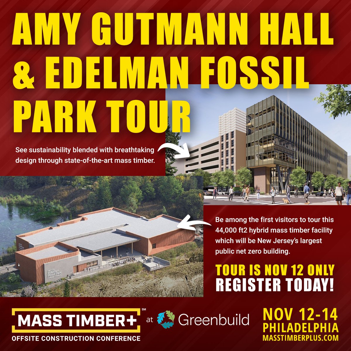 MassTimberPlus (@masstimberplus) on Twitter photo Amy Gutmann Hall & Edelman Fossil Park & Museum Join the Mass Timber+ Tour Nov 12! Conducted by architects, Thomas Wong & Andrew Sniderman <a href="/KSSarchitects/">KSS Architects</a>
👉 Learn more: masstimberplus.com
<a href="/thefossilpark/">Edelman Fossil Park & Museum of Rowan University</a>
#MassTimberPlus #AmyGutmannHall #EdelmanFossilPark Amy Gutmann Hall & Edelman Fossil Park & Museum Join the Mass Timber+ Tour Nov 12! Conducted by architects, Thomas Wong & Andrew Sniderman <a href="/KSSarchitects/">KSS Architects</a>
👉 Learn more: masstimberplus.com
<a href="/thefossilpark/">Edelman Fossil Park & Museum of Rowan University</a>
#MassTimberPlus #AmyGutmannHall #EdelmanFossilPark