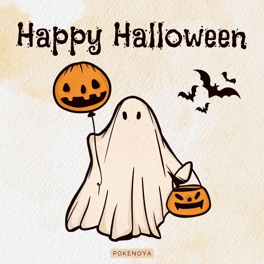 Pokenoya's tweet photo. Happy Halloween 👻
#Halloween https://t.co/hsLCjAW3Zy