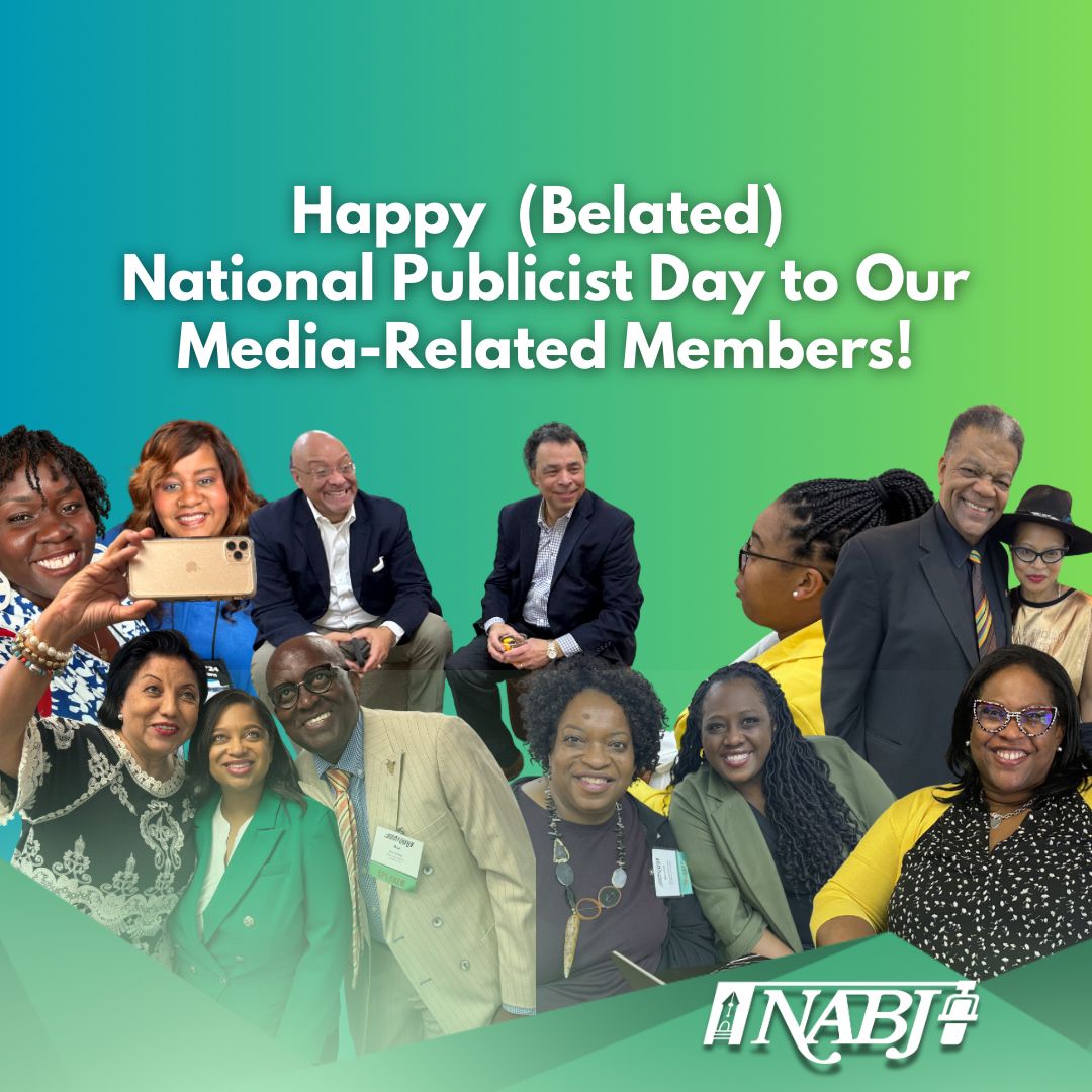 🙌🏾 It’s never too late to celebrate!
Happy (Belated) National Publicist Day to Our Media-Related #NABJ Members!