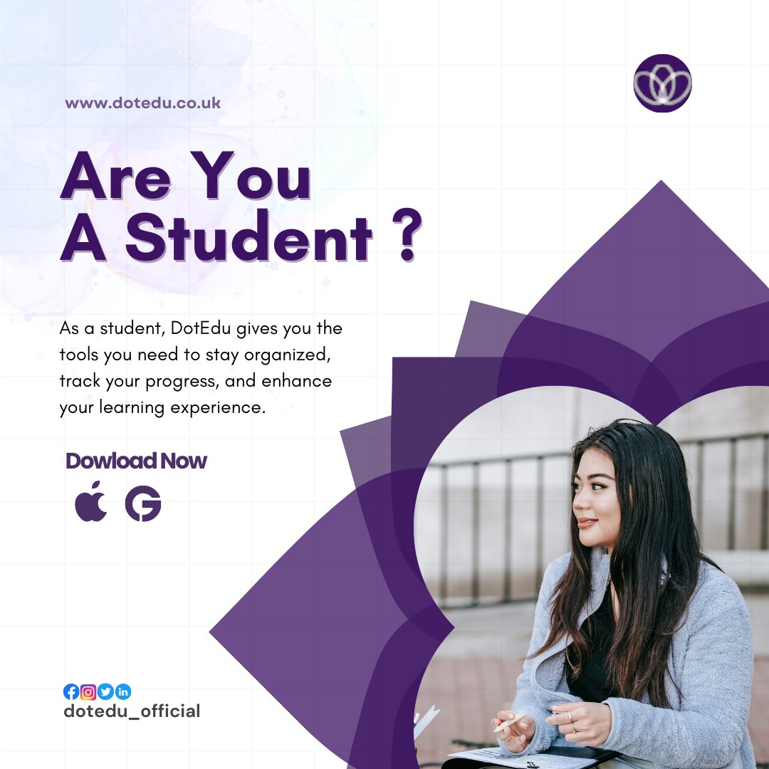 dotedu_official's tweet photo. DotEdu gives students the tools they need to stay organized, track their progress, and enhance their learning experience all in one convenient app!

#DotEdu_official #StudentLife #EdTech #StayOrganized #LearningMadeEasy https://t.co/OiEsVBWiKN