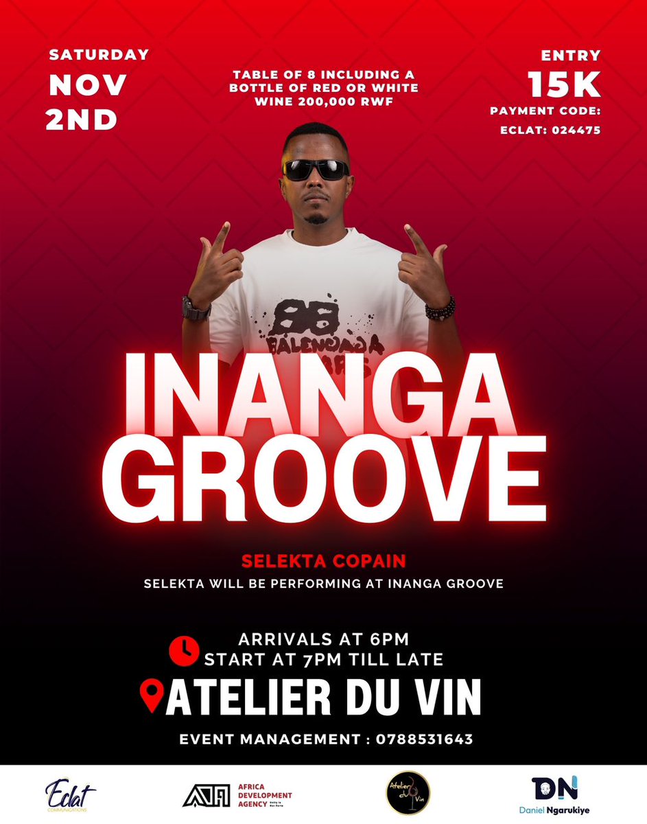 rukundoeric01's tweet photo. Again t’s Gakondo show, a better place to be for the weekend! Get ready 🕺🤗 https://t.co/Ve3J8xgr3E