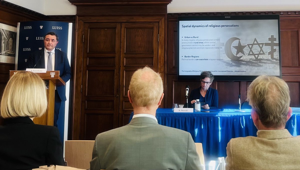 Psych-AID (@psychaid) on Twitter photo <a href="/hedayat_selim/">Hedayat Selim 🍉</a> presenting her stellar work on Credibility Assessment of Asylum Claims based on Religion at the conference Religion as a Ground for International Protection organized by the project Migration and Religion in International Law at Luiss University in Rome. <a href="/hedayat_selim/">Hedayat Selim 🍉</a> presenting her stellar work on Credibility Assessment of Asylum Claims based on Religion at the conference Religion as a Ground for International Protection organized by the project Migration and Religion in International Law at Luiss University in Rome.