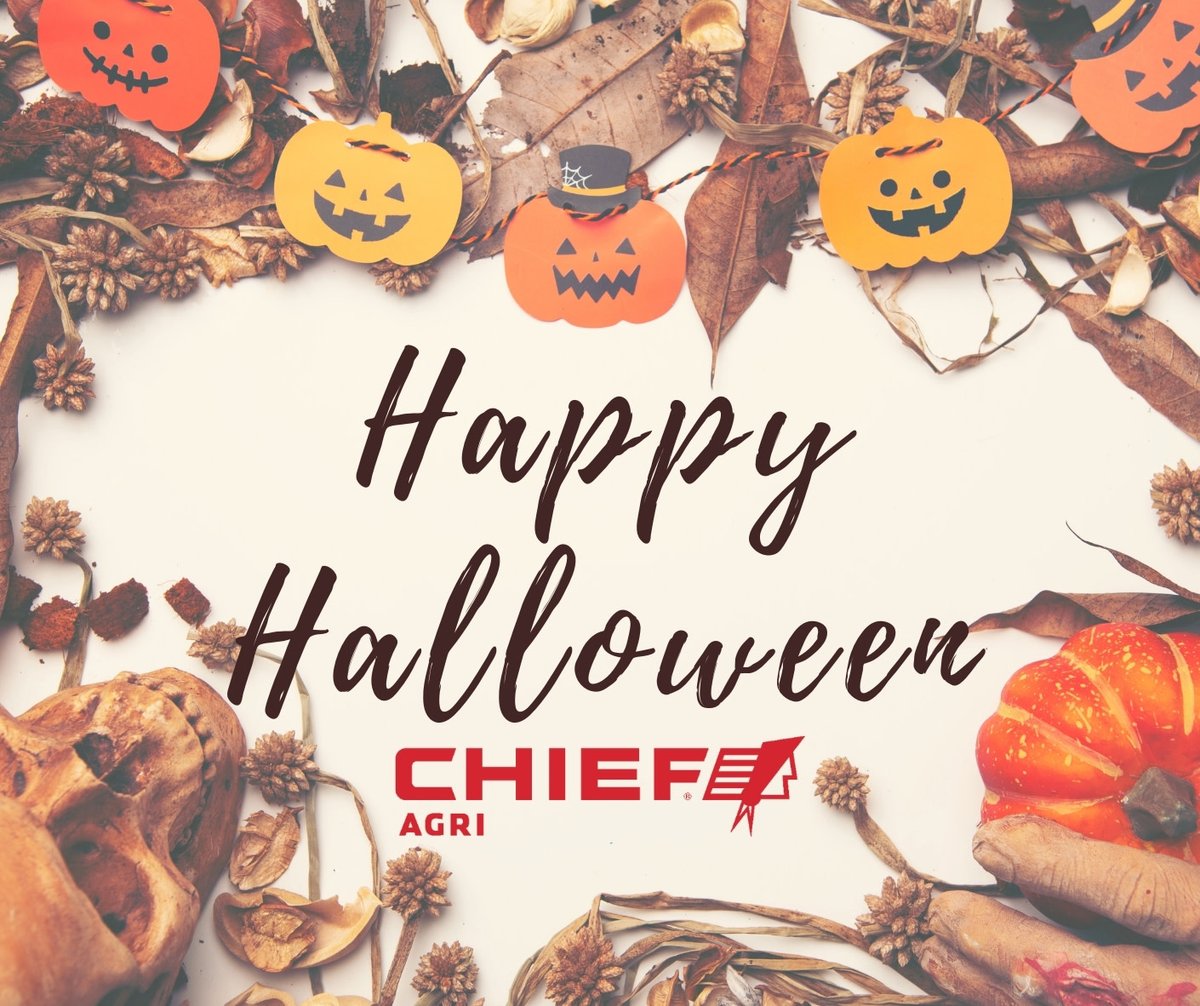 Happy Halloween from Chief Agri! Wishing you a spooky and fun-filled day of tricks, treats, and eerie delights. May your costumes be frightful, your candy stash bountiful, and your night full of thrills! 🎃👻

#HalloweenFun #TrickOrTreat