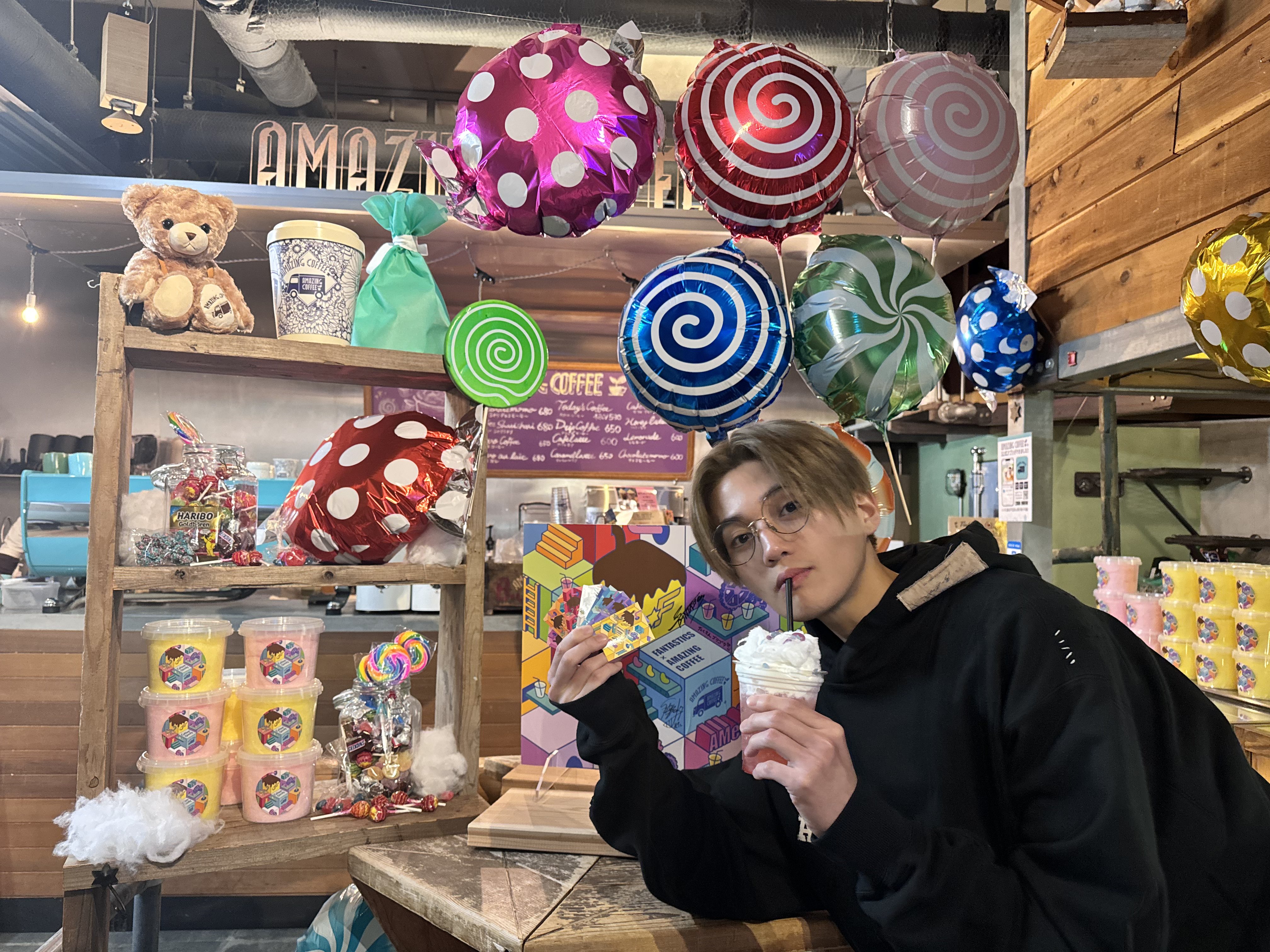 fantastics アメコ amazing coffee 缶バッジ(AMAZING COFFEE fantastics アメコ amazing coffee 缶バッジ(AMAZING COFFEE
