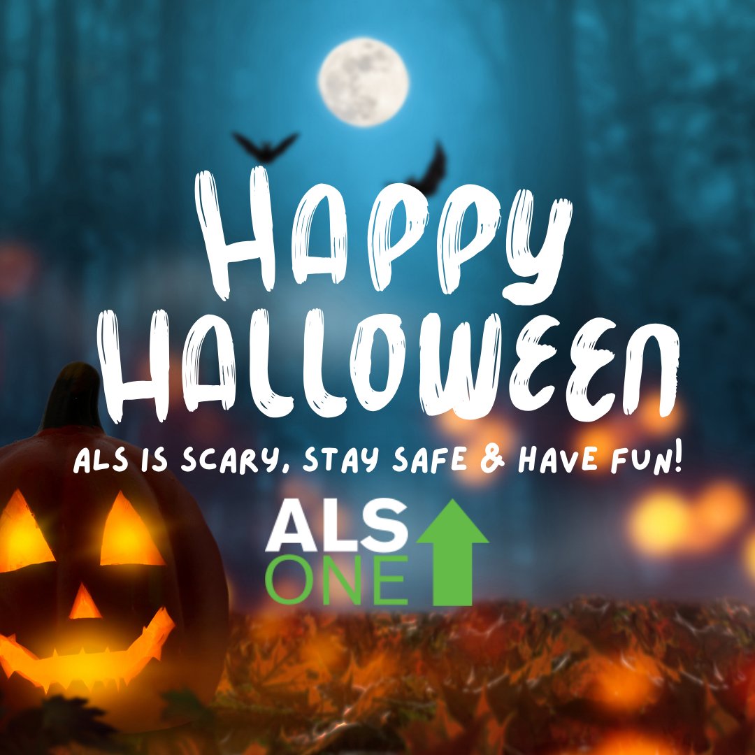 alsone_official's tweet photo. Happy Halloween! ALS is scary, stay safe &amp; have fun!
#ALS #ALSONE #Halloween https://t.co/eqWj4mZBkL
