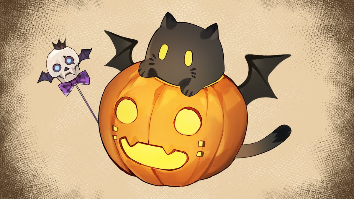 "Terbang ke mana?? Tentu saja terbang ke penonton!!! 

Bagi yang RT 𝗱𝗶 𝘀𝗶𝗻𝗶 (dalam 10-15 menit?) akan digacha ya. Yang beruntung bisa dapat labu hias dari kami lengkap tanda tangan kami berdua!!" <a href="/whimvagary/">𝑅𝐴𝐼𝑁 .</a>