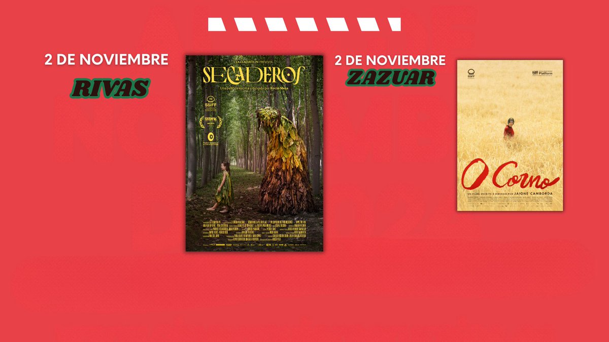 redPAC_'s tweet image. 🌈Final de la semana con proyecciones #Presenciales + #Virtuales del VII Ciclo Nacional de Cine y Mujeres rurales: 
🗓️2 nov: 
📍#Rivas: 'Secaderos'
📍#Zazuar: 'O corno'
➕ Actividades:
cineymujeresrurales.es/es/actividades…
🧵SIGUE HILO👇