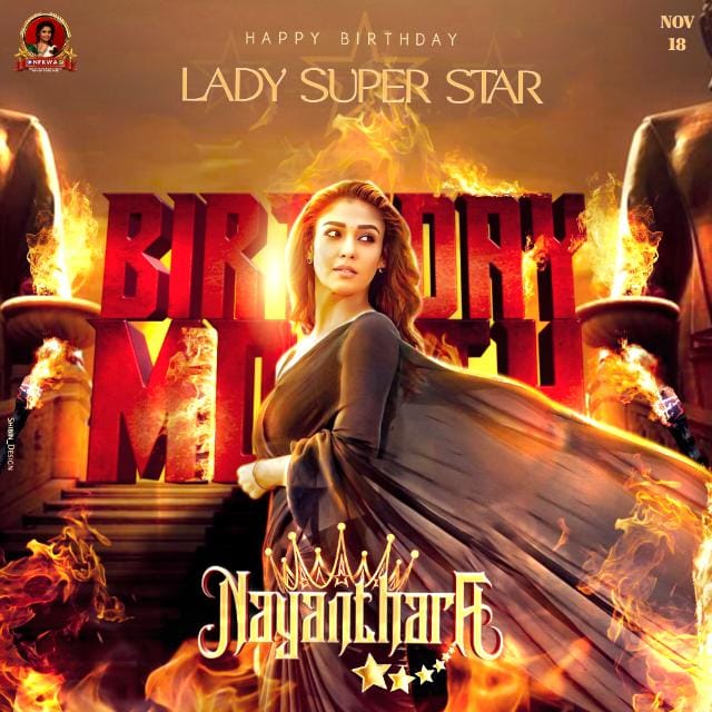 NFCWA_OFFICIAL's tweet photo. Here is the CDP for Our Queen Nayanthara 's Birthday Month" Lets Celebrate the Birhday In a Grand way 💥

Design By : @shibin_Design

#NayantharaBirthdayMonth
#BirthdayMonthCDPbyNayanthara 

#Nayanthara #LadySuperStar @VigneshShivN @NayantharaU https://t.co/uVEs8TzfMh