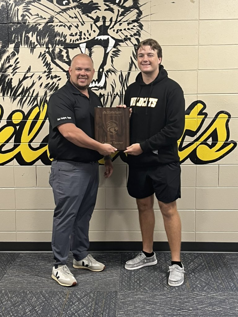 Congratulations to <a href="/WilliamsA59053/">Adriana Williams 2026</a> &amp; Carson Tanner for winning the State Farm Scholar Athlete of the Month! We are so proud of your performance in the classroom and on the field. #OuRHouse
