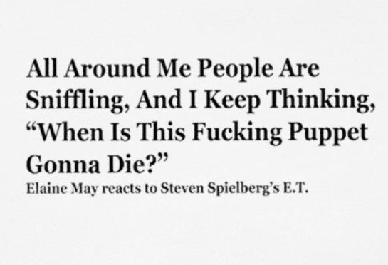 Reminded of one of the greatest quotes