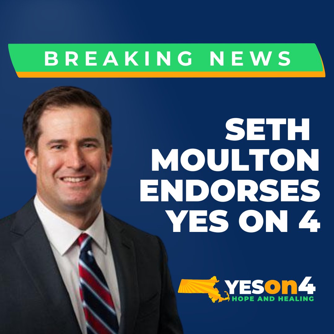 ENDORSEMENT ALERT! 🚨 Congressman @SethMoulton endorsed Question 4 this morning in an OpEd written alongside State Rep. <a href="/ShirleyChicopee/">Rep. Shirley Arriaga</a> for <a href="/CWBeacon/">CommonWealth Beacon</a>. These leaders know that "Question 4 offers compassion and hope."

Read the OpEd here: buff.ly/3UvvobY