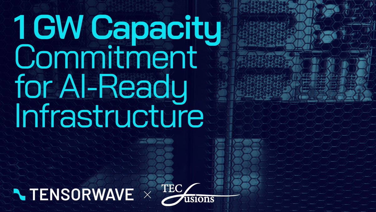 AI is on the rise! TECfusions has secured a landmark 1 GW capacity commitment from <a href="/tensorwave/"></a>, marking a pivotal advance in AI-ready infrastructure. With this agreement, TECfusions’ rapid-deployment and adaptive reuse model will bring massive AI capacity online in a