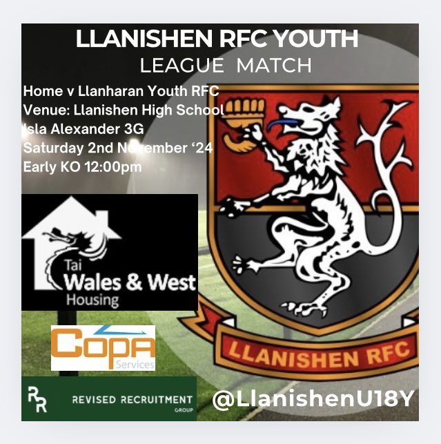 Llanishen Youth RFC 25/26 🦁 tweet media