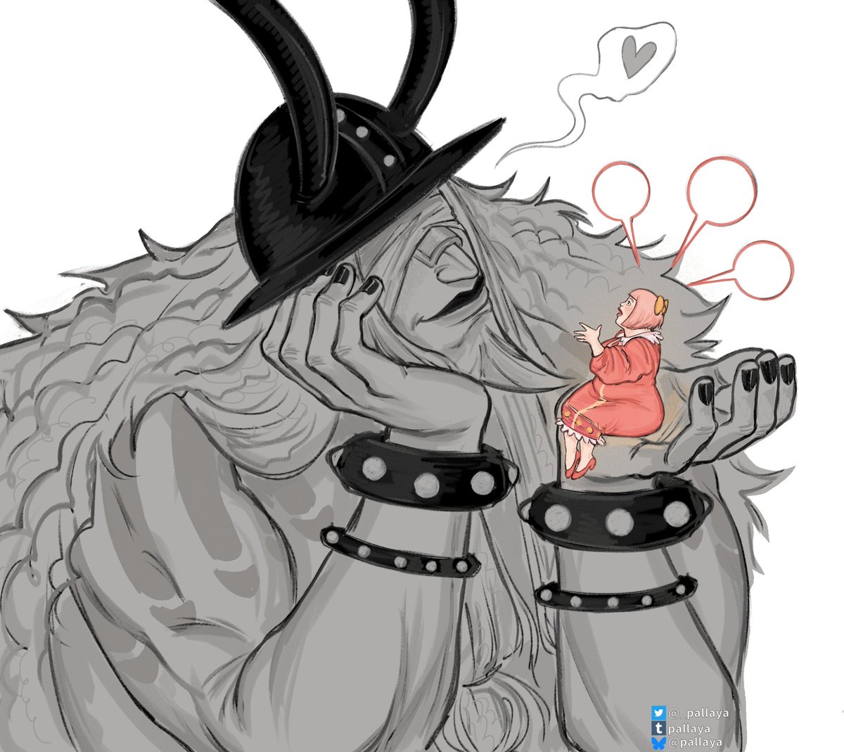 _pallaya's tweet photo. listens very carefully to what the cute little bun says
#onepiece #Loki #Lola https://t.co/T0d9d99wKU