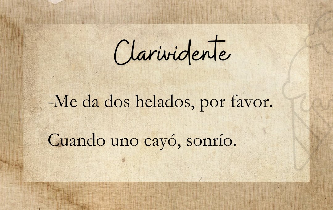 anwarvazquez's tweet photo. Clarividente

#microcuento https://t.co/bLVN1vu9os