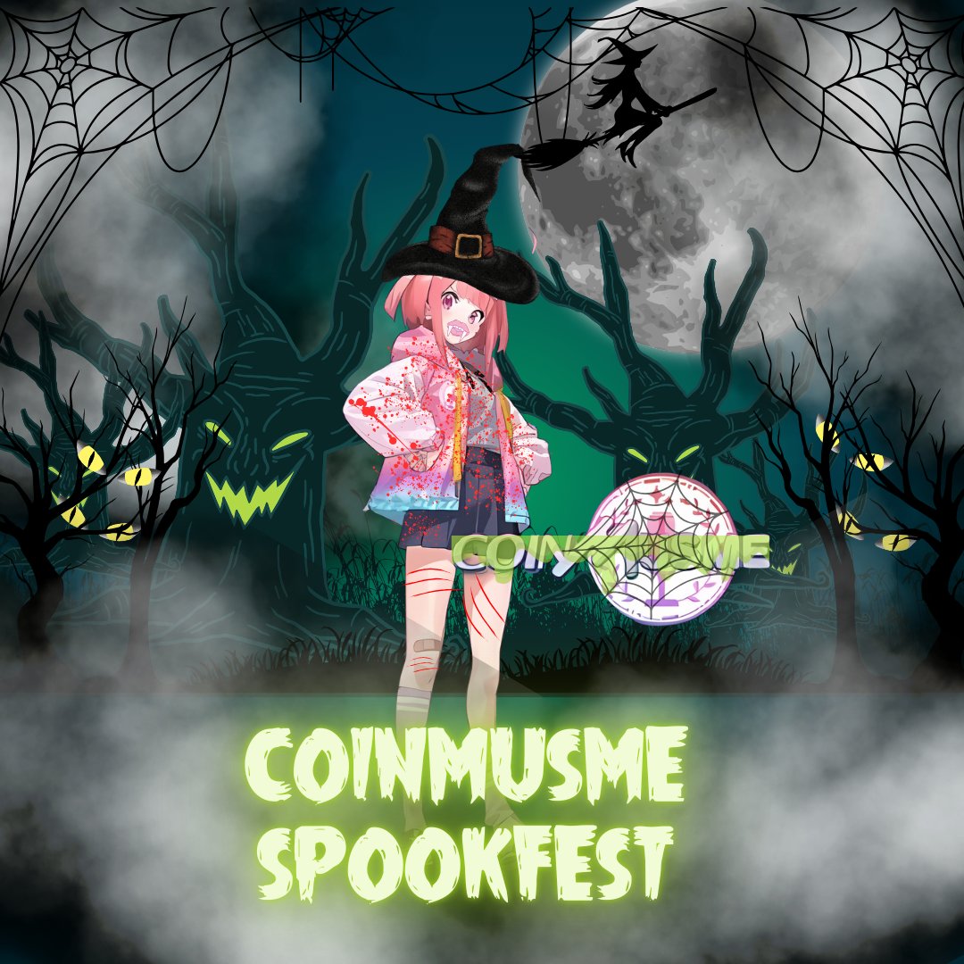 AnnzAnnC's tweet photo. @coinmusme @ShiroYami18 @Sizhenn @cuddlecutie40 @omaii0014
"CoinMusme's Spookfest Halloween Campaign"
#coinmusme #COINMUSME #Halloween #spooky #spookfest #halloween2024 #Blockchain #game #gacha #PLAYTOEARN https://t.co/oMRxXHVHso