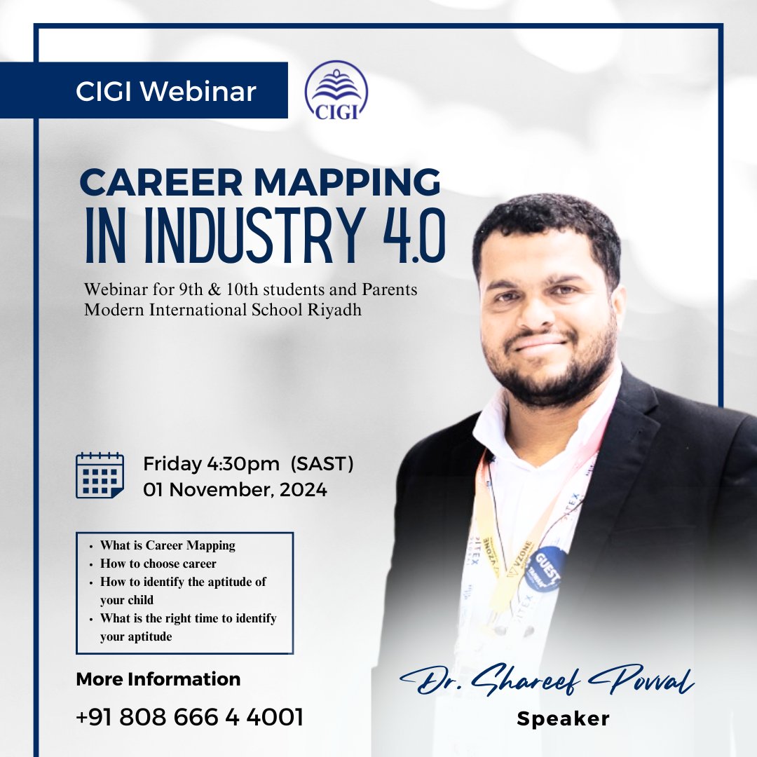 drshareefpovval's tweet image. #careermapping
#cigi