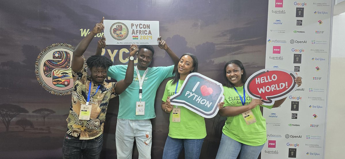 turntablio's tweet photo. Had a blast at @pyconafrica! 🚀🐍
The @turntabl team connected with incredible minds
and explored cutting-edge #Python innovations.
CTOs and tech leaders let’s collaborate and drive the future of tech together! 💡
#PyConAfrica #PythonCommunity #turntab https://t.co/XJUPSyotxP