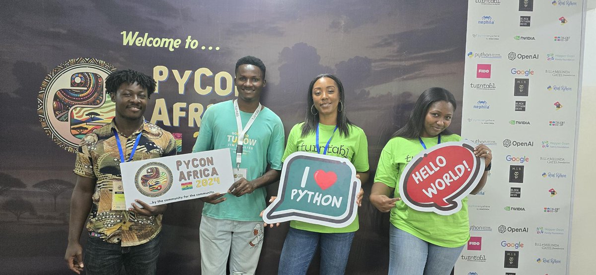 turntablio's tweet photo. Had a blast at @pyconafrica! 🚀🐍
The @turntabl team connected with incredible minds
and explored cutting-edge #Python innovations.
CTOs and tech leaders let’s collaborate and drive the future of tech together! 💡
#PyConAfrica #PythonCommunity #turntab https://t.co/XJUPSyotxP