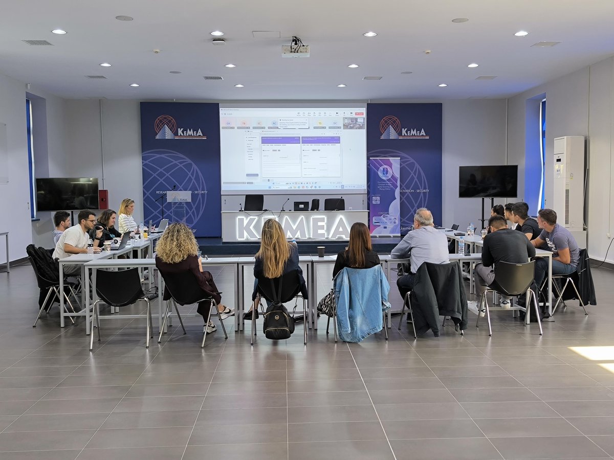 Centerforsecur1's tweet photo. Τhe final pilot exercise of @cesagramEU was successfully held today at @Centerforsecur1 premises, with the active participation of 11 representatives of the @hellenicpolice .
🙏 Thank you for your support and your participation!
#SecurityUnion #ChildSafety #ProtectChildren https://t.co/Ym7TFJDzg6