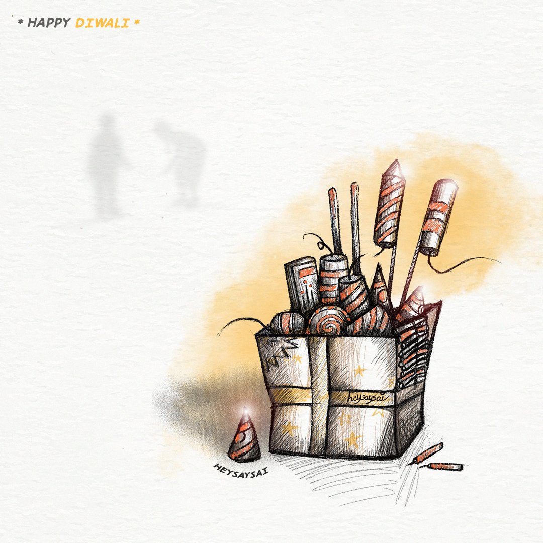 heysaysai's tweet photo. 🎇🪔 𝘏𝘢𝘱𝘱𝘺 𝘋𝘪𝘸𝘢𝘭𝘪 🪔🎇 

#ArtOfTheDay #HappyDiwaliIndia #Deepavali2024 #DiwaliCelebration #FestivalOfLights #Diwali2024  #Sketching #ArtistOnX https://t.co/Vi9L1JfFEM