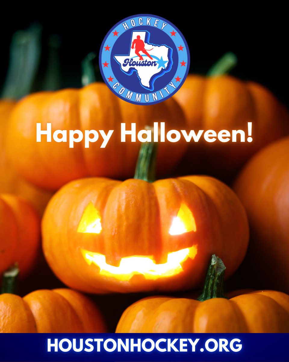 Hey hockey fam! Wishing you a spook-tacular Halloween! May your bags be filled with candy, your hearts with joy, and your night with safe, spooky fun! #HoustonHockey #HappyHalloween