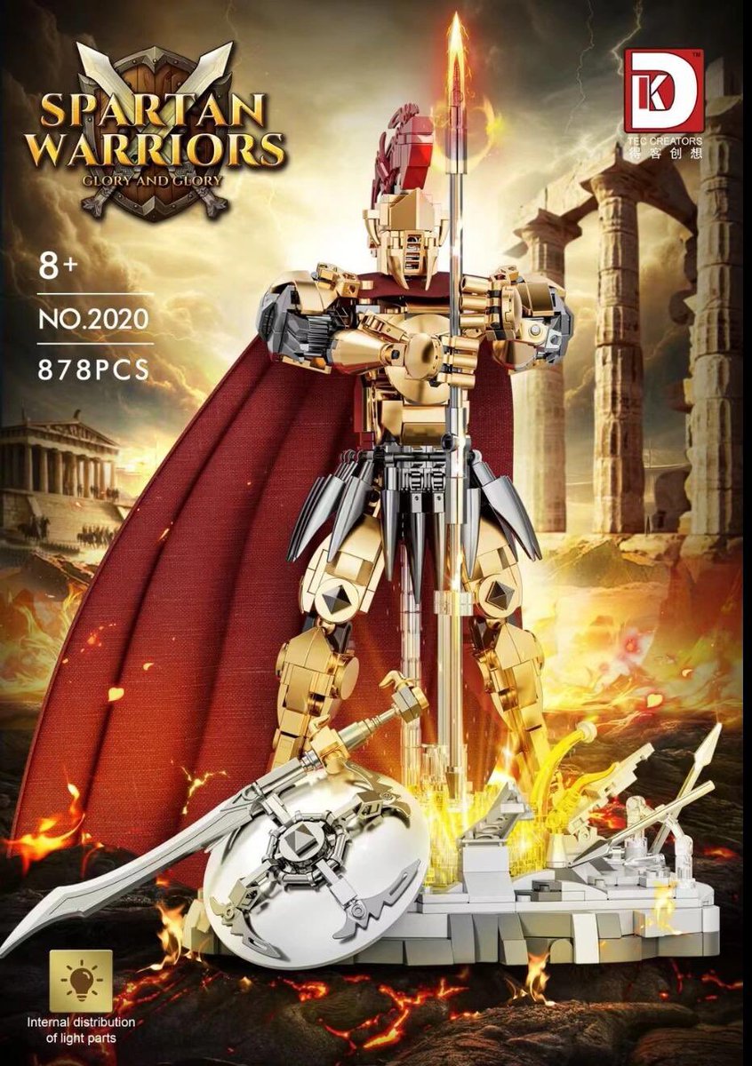 brickstalker's tweet image. Spartan Warrior Glory Set – An Iconic Display of Strength

 #SpartanWarrior #BuildingBlocks #CollectorSet #HistoricalFigure #LightUpFeature #PosableModel #AncientGreece #WarriorDisplay #Sparta