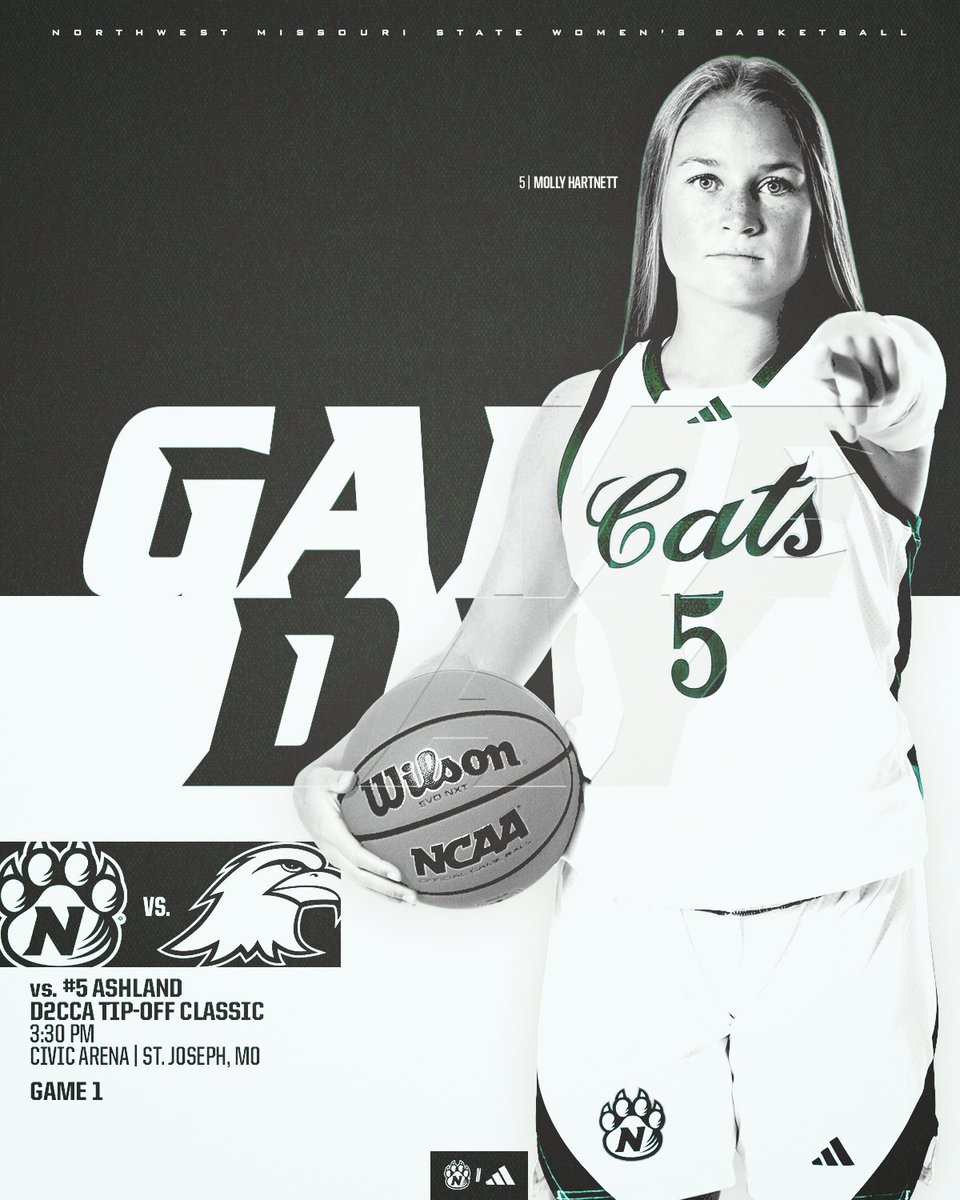 Bearcat Basketball season is 𝙃𝙀𝙍𝙀! It's 𝙂𝙖𝙢𝙚𝘿𝙖𝙮!

🆚: #5 Ashland
🏟️: Civic Arena
📍: St. Joseph, MO
⏰: 3:30 PM
📺: bit.ly/48vfFzh
📻: bit.ly/3YJrNJz
📊: bit.ly/4e8evL5

#OABAAB