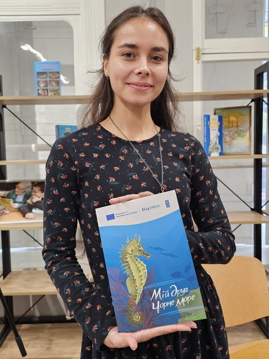 UNDPUkraine's tweet photo. 🌊 On this #BlackSeaDay, a new book on marine diversity "My Friend the Black Sea" was presented in Odesa thanks to the @EUDelegationUA-@UNDP project #EU4EMBLAS, containing current research & addressing the main impacts of the war on the Black Sea. https://t.co/GUu9jJ45fF https://t.co/Ml3KWrsmw1