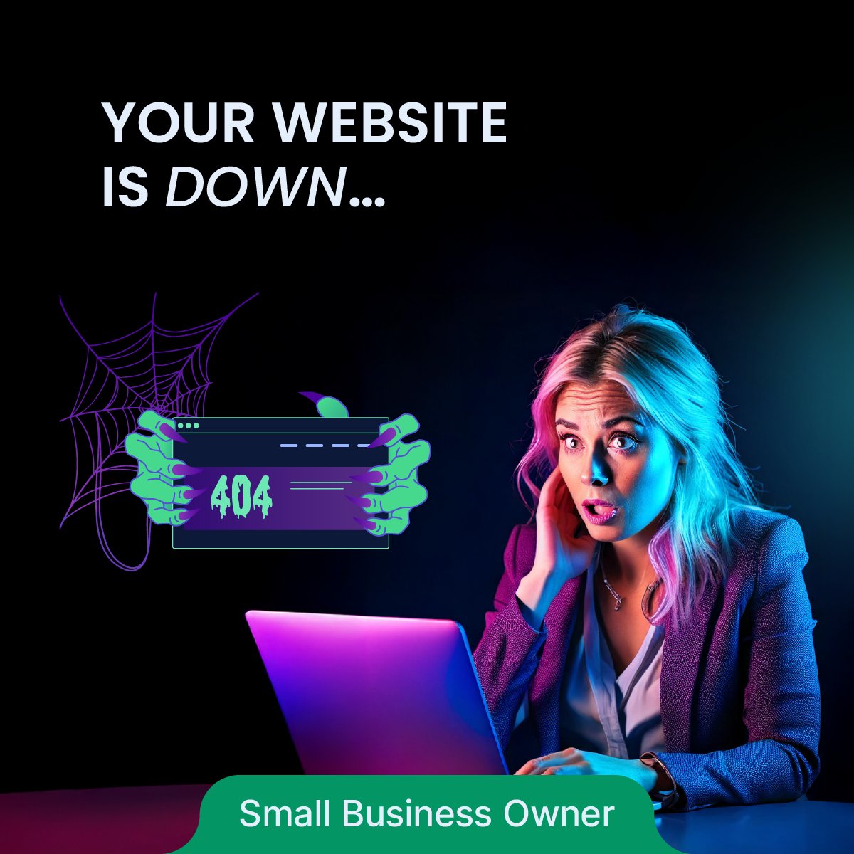SiteGround's tweet photo. 👻 #HappyHalloween! Wishing you a day free of website nightmares and full of sweet wins 🎃🍭

Drop a comment if you relate, or share your own #WebsiteHorrorStory 🙀