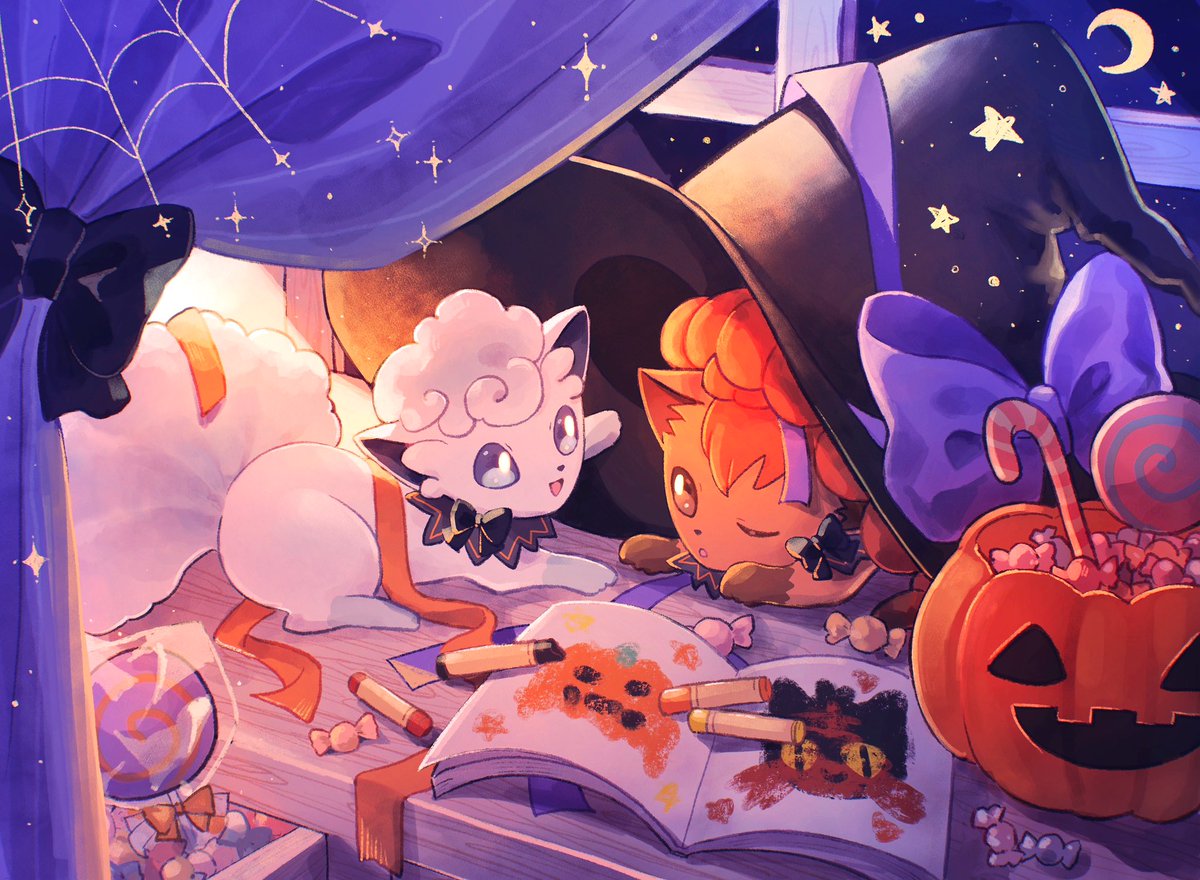 keokeo_ar's tweet photo. 🦊🧡💜🎃 https://t.co/Nzrdx9CGnH