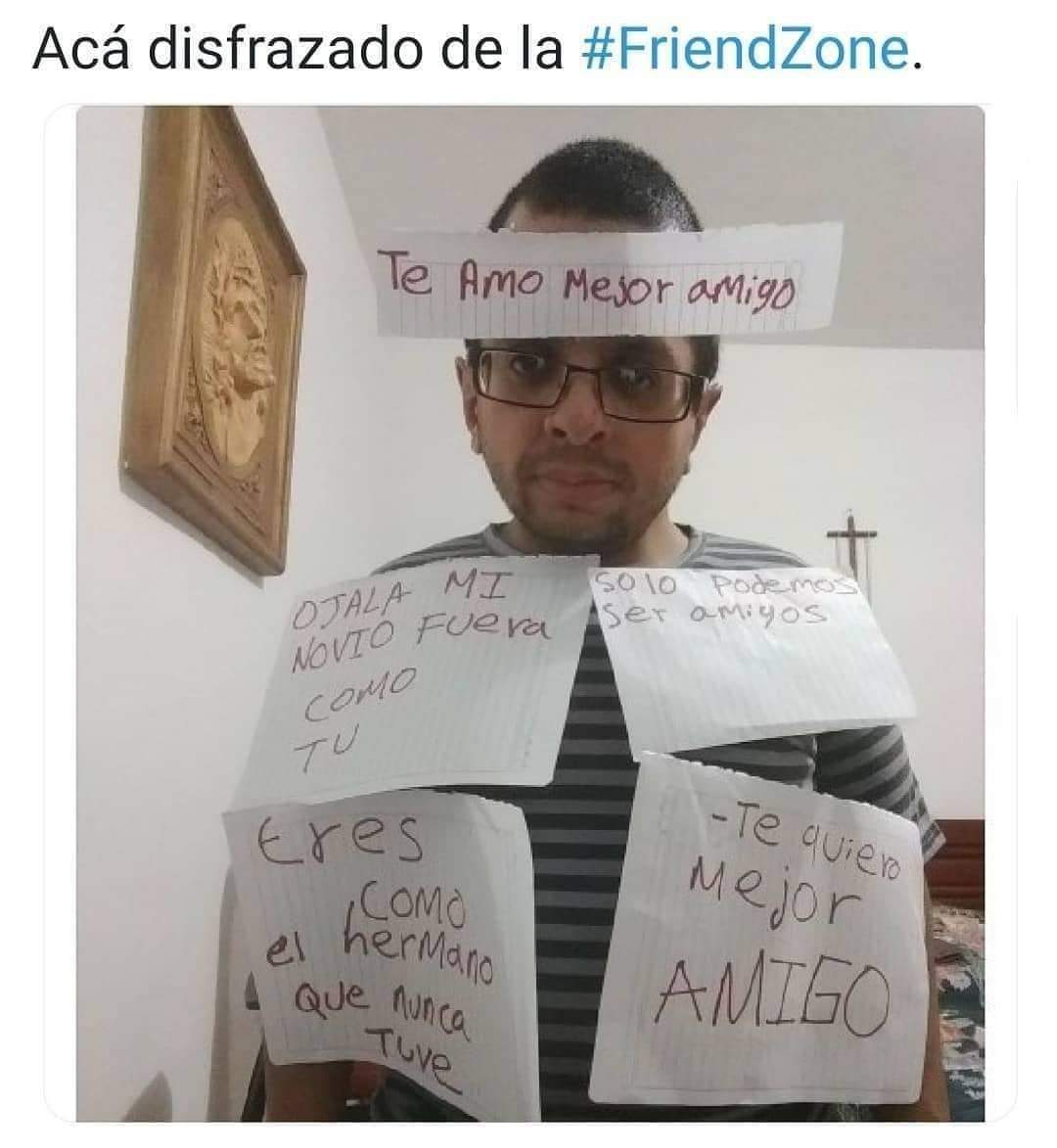 El disfraz que me quedaría apenitas por ser siempre un  caballero con las chicas.
