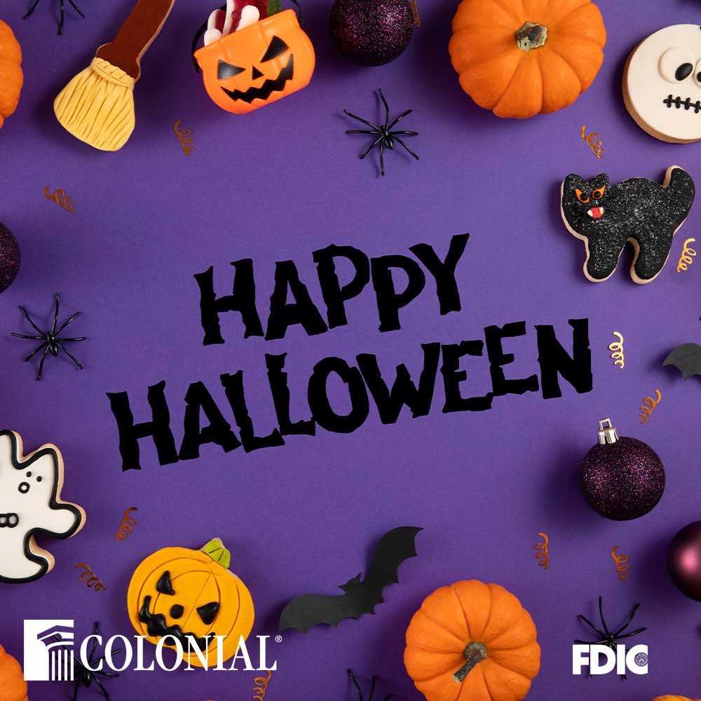ColonialBanking's tweet image. Happy Halloween from all your friends at Colonial!

#HappyHalloween #GoColonial
