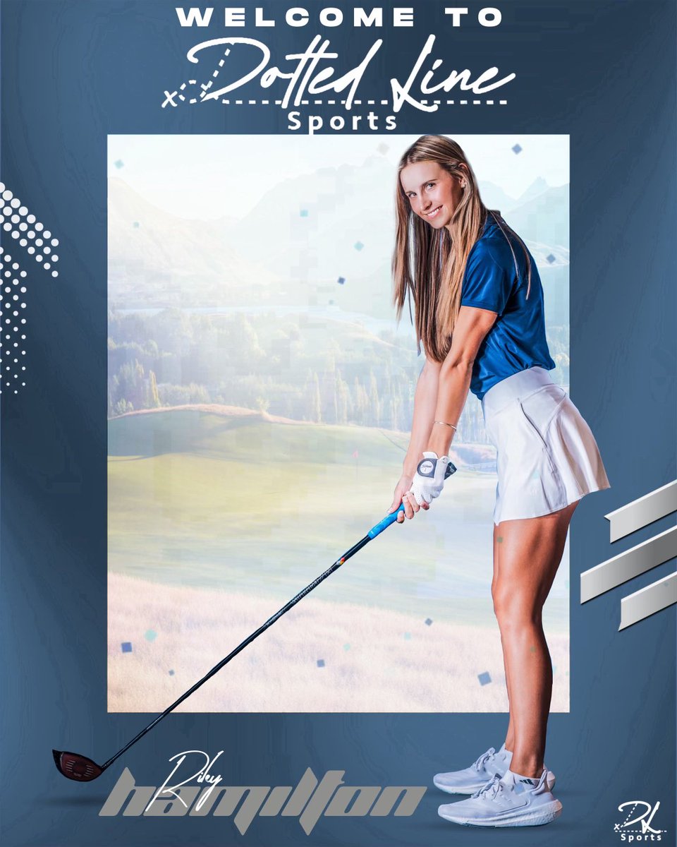 dl__sports's tweet photo. We would like to welcome Riley Hamilton to the Dotted Line Family for NIL Representation! Riley played Division 1 golf at ECU and FIU, and is continuing her stellar career as a graduate student at Palm Beach Atlantic. We’re excited to get to work! https://t.co/BBG5pvFNK1