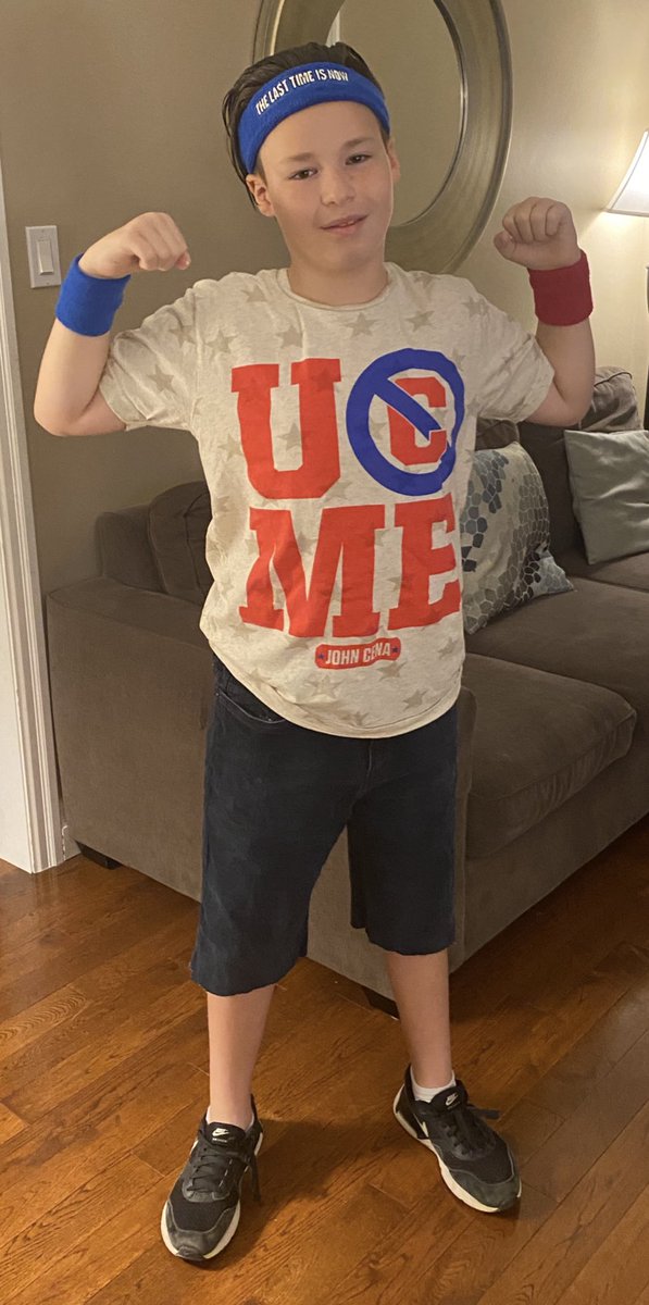 Happy Halloween!!  Dressed up as one of his favourites!! <a href="/WWE/">WWE</a>  <a href="/JohnCena/">John Cena</a>