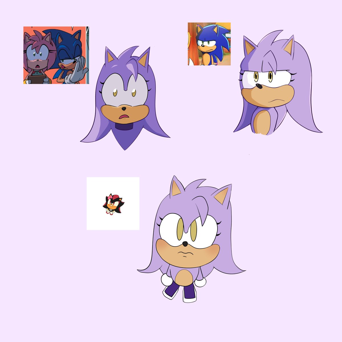 Raquelart3's tweet photo. Sonic OC : Violette https://t.co/sNgZQiGfSo