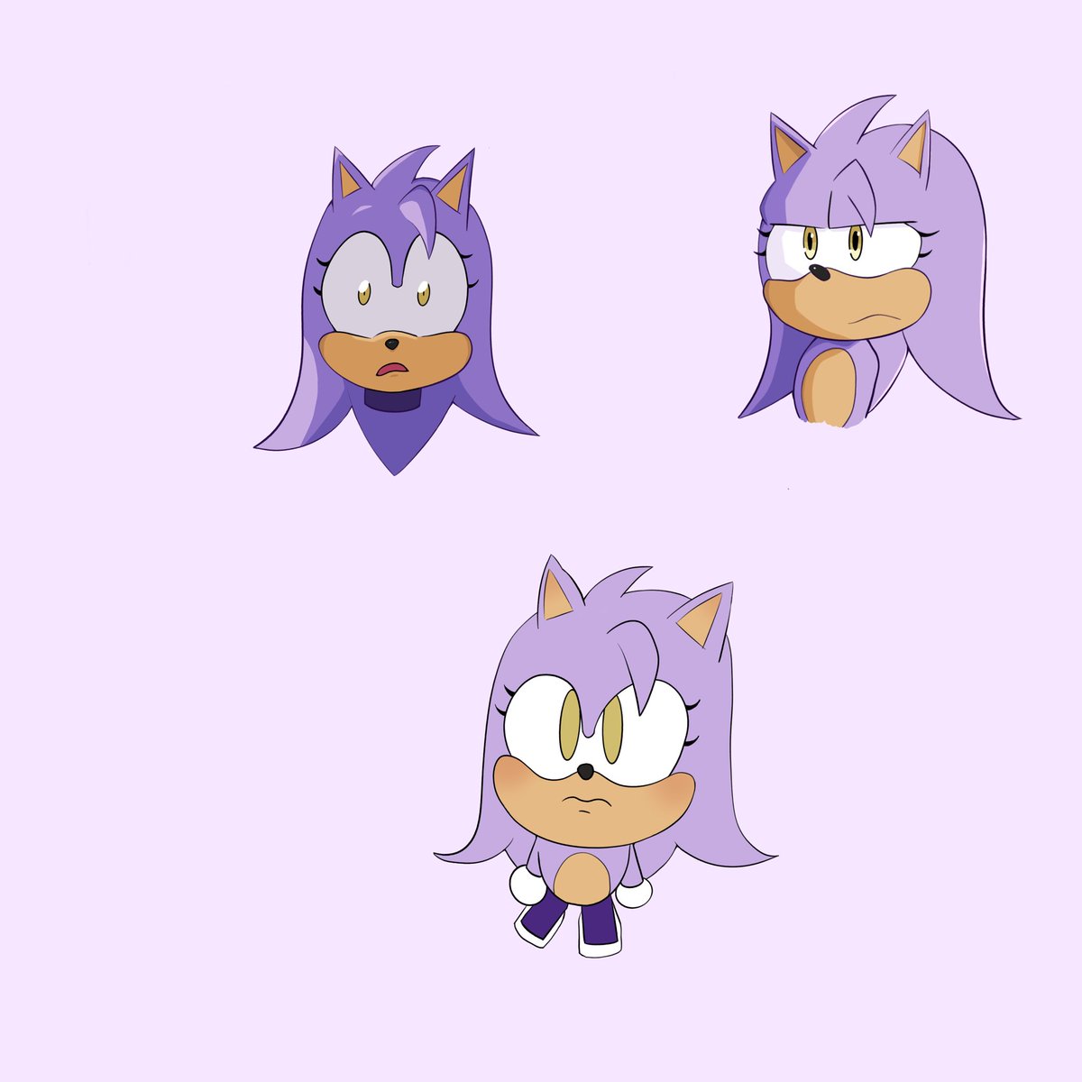 Raquelart3's tweet photo. Sonic OC : Violette https://t.co/sNgZQiGfSo